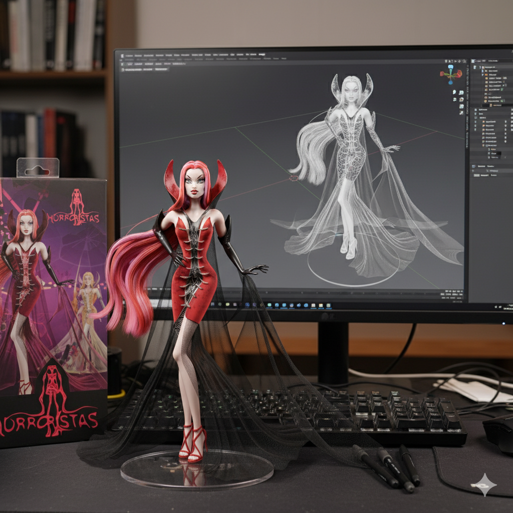 Velaphira Vampire Doll – Horroristas Collection (Série 1)